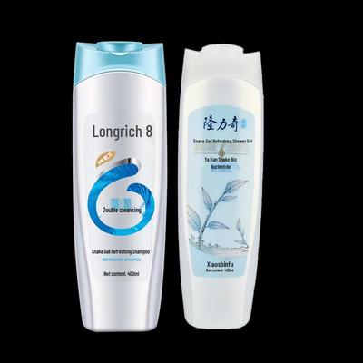 Longliqi Snake Gall Refreshing Shampoo & Shower Gel Set