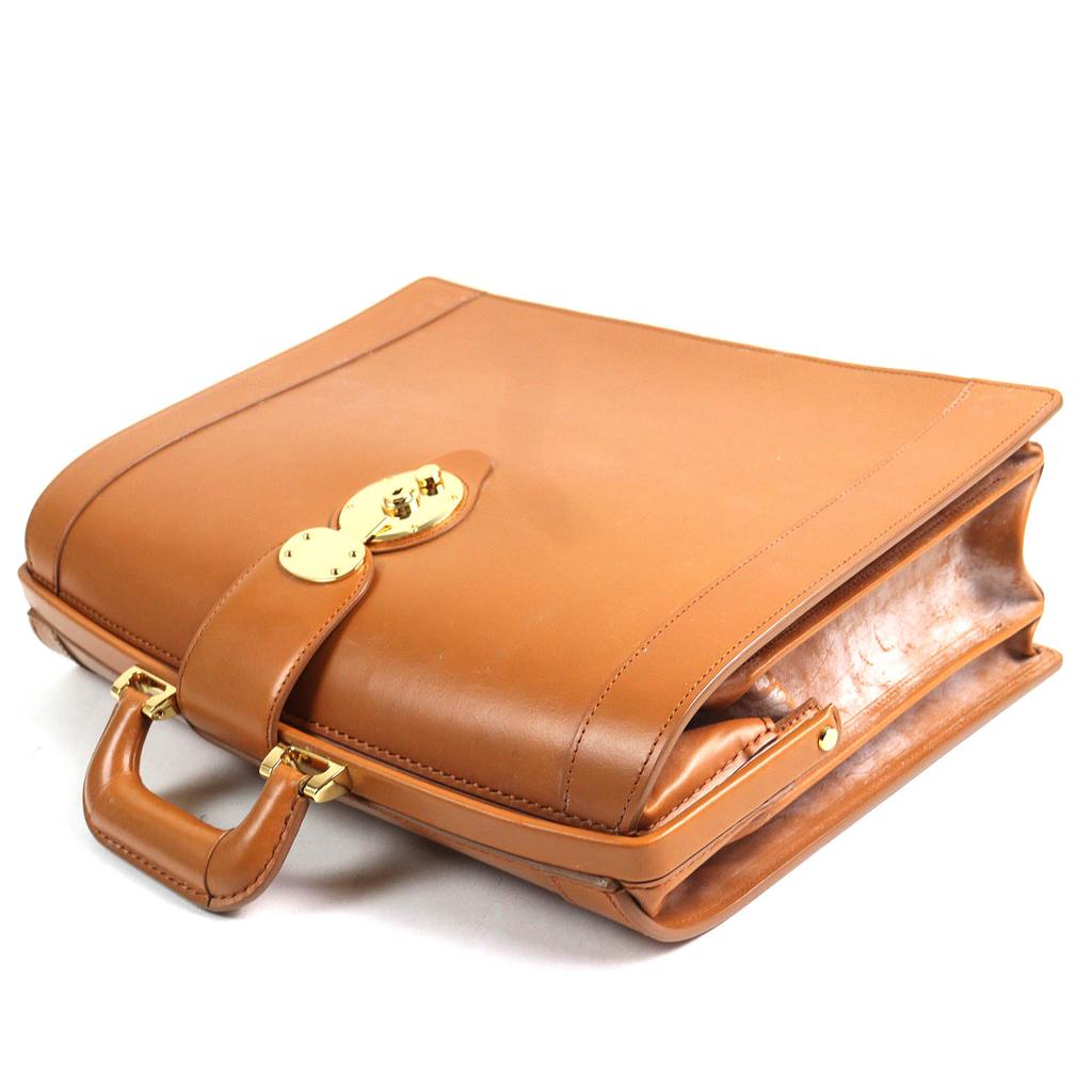 CIMABUE Business bag Alexander Dulles Bag Bridle leather Camel leather Used