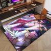 Custom KPop Demon Hunters Mat Personalized Name, Polyester Washable Indoor Entryway Rug, Gift for Christmas, Easter, Thanksgiving Day