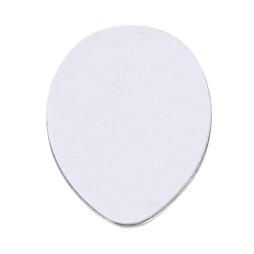 uxcell Car Sticker Silver Tone 3D Alien Head Shape Car Body Decorative Emblem Badge Decal Sticker