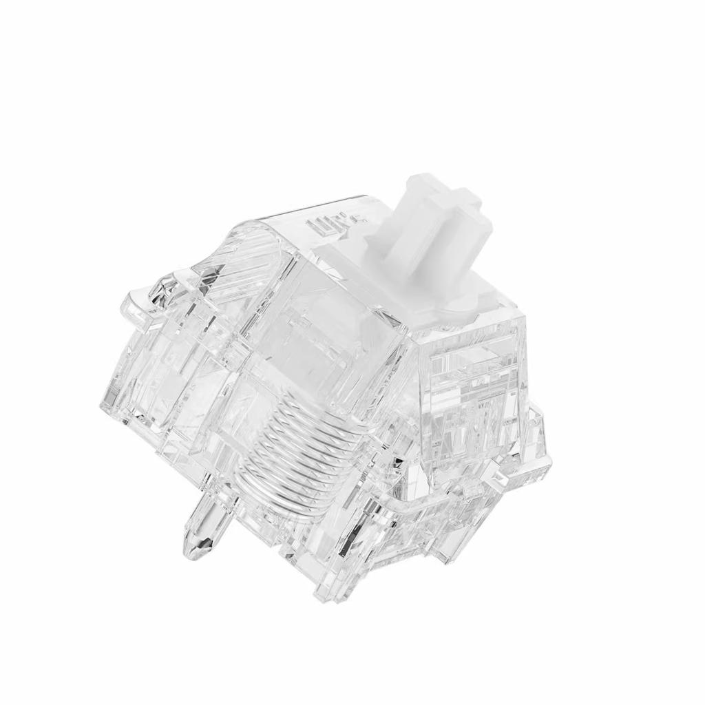 

UR Ice Magnetic Ultra Switch Linear for Magnetic mechanical keyboard 22mm spring 35gf 700Gs RGB Transparent Switch Factory Lubed 4 PCS