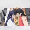 Anime Ranma And Akane Tendo Blanket Coral Fleece Plush Breathable Super Warm Throw Blankets for Bedding Office Rug Piece