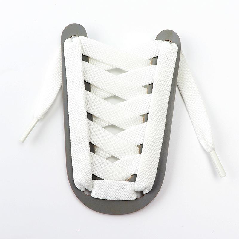 Fashion Gradient Shoelaces Rubber Band for Shoes Flat Colorful Laces for Sneakers 1.2CM Width Rainbow Shoes Laces Accessories