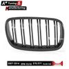 Matte Black Double-Line Grille for BMW X5 E70 (07-13) & X6 E71 (08-14)