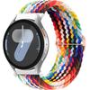 20mm Band For Samsung Galaxy Watch 7 4 6 Classic/5 Pro/3/active 2 Elastic Braided Solo Bracelet Huawei Watch GT 2e 3 Pro 4 Strap