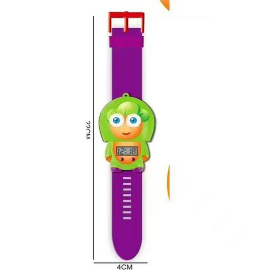 Cartoon Fruit-Shaped Silicone Watch Toy for Kids - Fun Gift for Kindergarten & Elementary Students