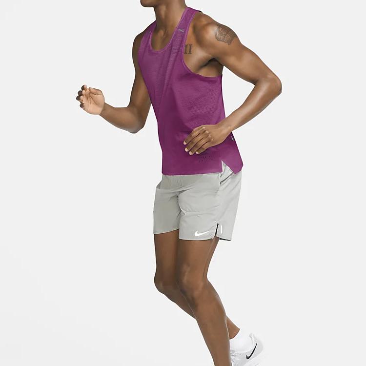 Nike Run Division Adapt Moisture-Wicking Running Basketball Vest Men Vests Cactus-Flower-Red CU5543-564