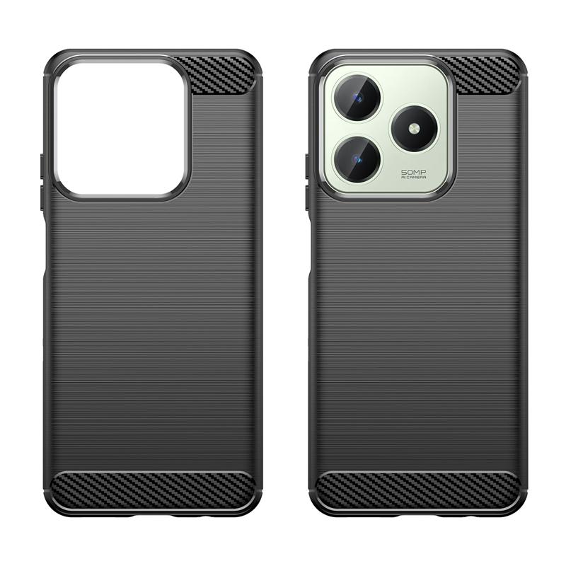 For Cover Realme Note 60X Case OPPO Realme Note 60X Capa Carbon Fiber Shockproof Bumper Back Soft TPU For Fundas Realme Note 60X