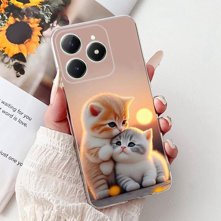 For OPPO Realme C61 C63 Case C 61 RMX3939 New design TPU Soft Silicone Shockproof Coque Funda For RealmeC63 C6 1 Phone Cover
