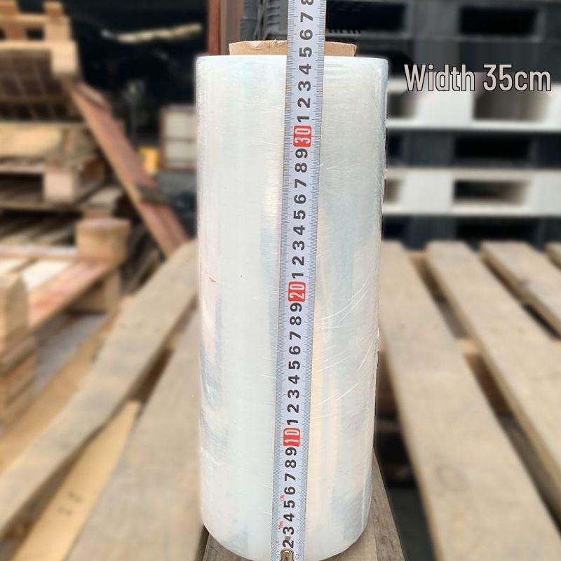Eco-friendly Transparent Stretch Film, 50cm, 6 Large Rolls for Industrial Use