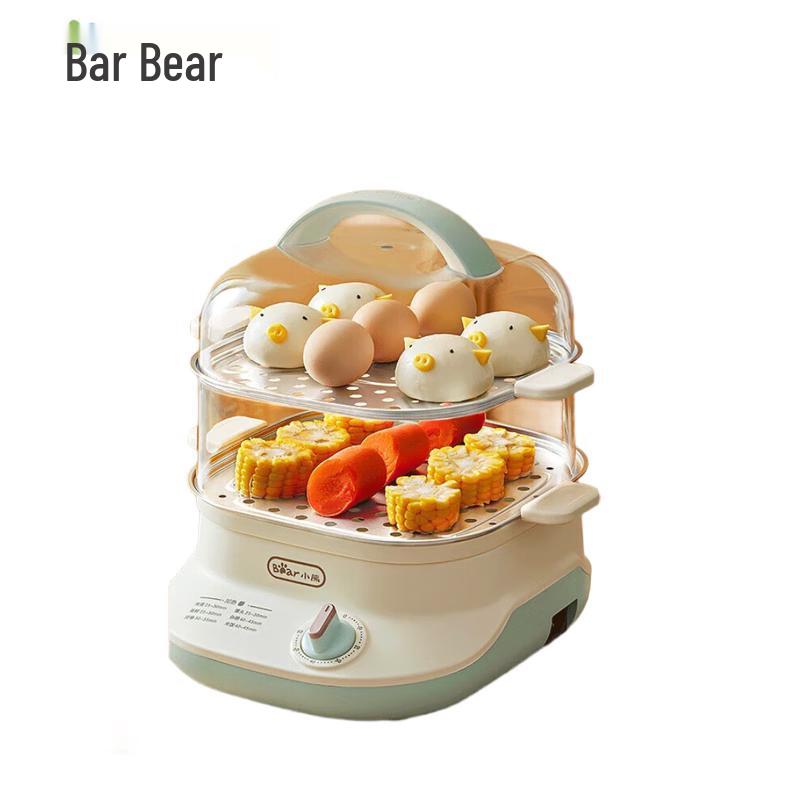 Bear 6L Electric Steamer & Egg Cooker CN plug (adapter included)