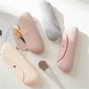 Trousse de toilette en silicone pour maquillage, sac de rangement pour pinceaux de maquillage, sac de voyage portable, organisateur de produits de toilette, étanche, résistant à la saleté, nouveauté 2024