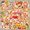 50 Autumn Doodle Stickers - Cartoon Cute Hand-Painted Animals for Phone Decoration