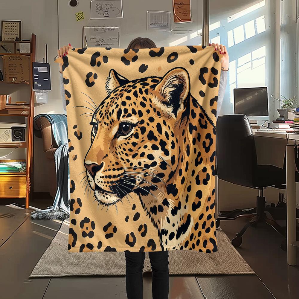 animal patterns Print Flannel Blanket High quality Comfortable for All Seasons Home Decor Warmth and Comfort Perfect for Christmas Gifts