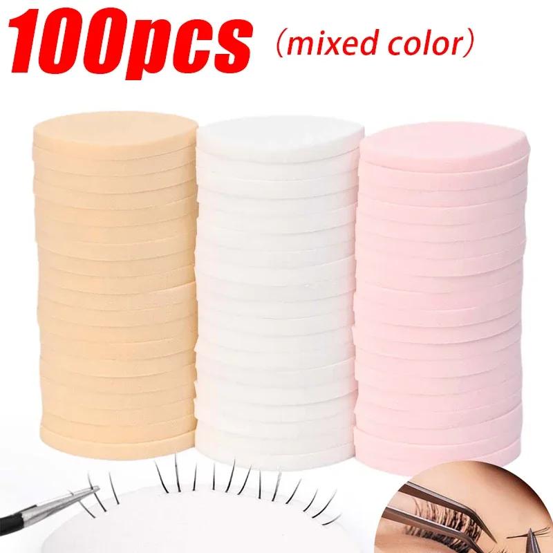 False Eyelash Pads Beginner Training Eyelash Extensions Tool Practicing Eyelash Extension Sponge Reusable Mapping Makeup Puffs
