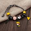 Anime Demon Slayer Armband Kamado Tanjiro Nezuko Agatsuma Zenitsu Element DIY Perlen Handzubehör Damenschmuck Geschenk