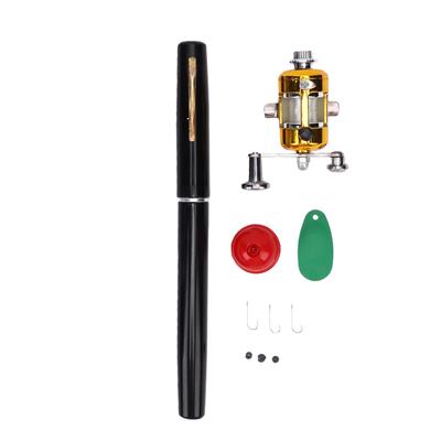 Pocket Size Fishing Rod Pen Style Fishing Rod Reel Combo 1 Meter Portable Telescopic Mini Fishing Pole High Strength