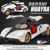 1/24 Alloy Die-casting Metal Pagani Huayra Dinastia Car Model Toys with Sound and Light Functions,Pull Back,Adults and Children Are Suitable for Gifts