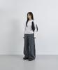 Tansanmageunesyum Hand Bone Diagonal Pants (Blue)