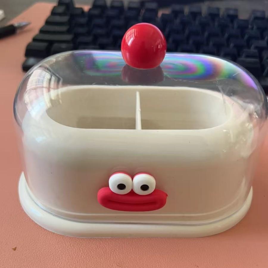 Neuer Dopamin Kreativer Zahnstocherhalter, Wohnzimmer Schreibtisch Kreativer Personalisierter Zahnseide Dose Wattestäbchen Aufbewahrungsbehälter