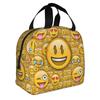 Funny Expression  Portable Lunch Box for Women Waterproof  Thermal Cooler Food Insulated Lunch Bag School