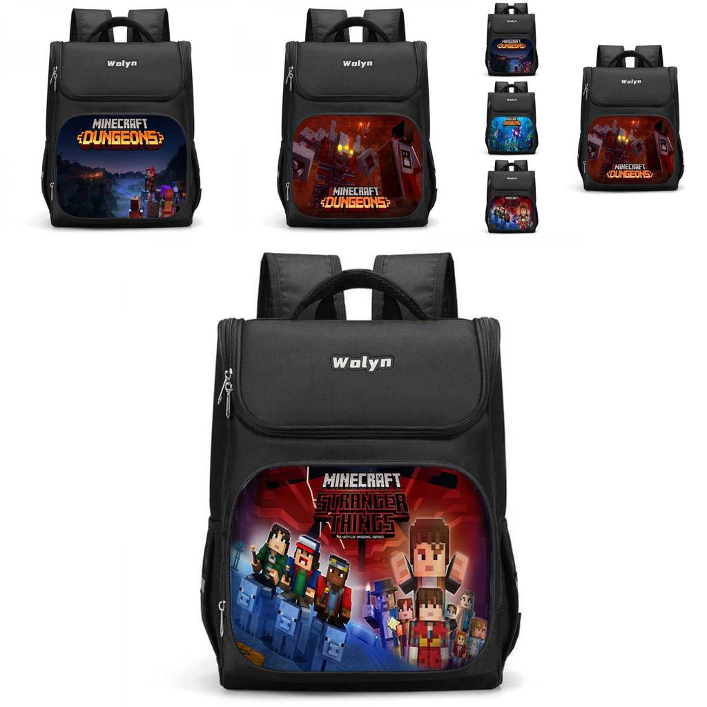 Mochila Escolar 3D Ligera de Gran Capacidad Para Niños Unisex Bolsa de Tela Oxford