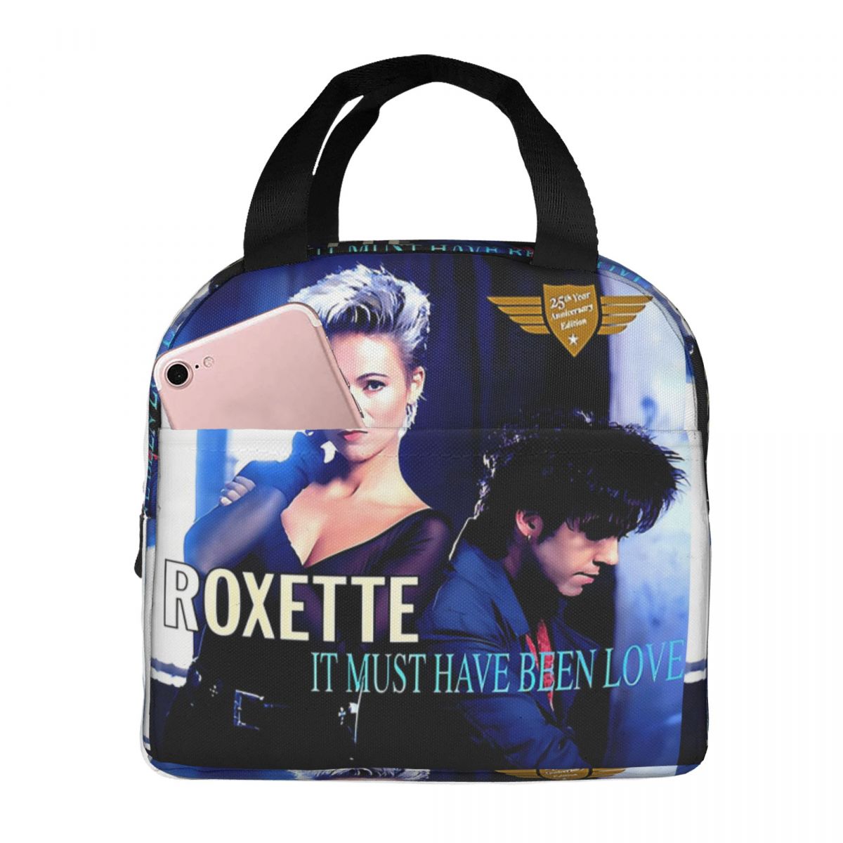Music Roxette Band The Comingson World Tour Poly Co Insulated Lunch Bag for Kids School Cooler Thermal Food Box Tote Lunch Boxes One Size