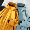 Big Brand Women's Blue 3-in-1 Jacket - Spring/Autumn 2026, Windproof & Waterproof Mountaineering Outerwear