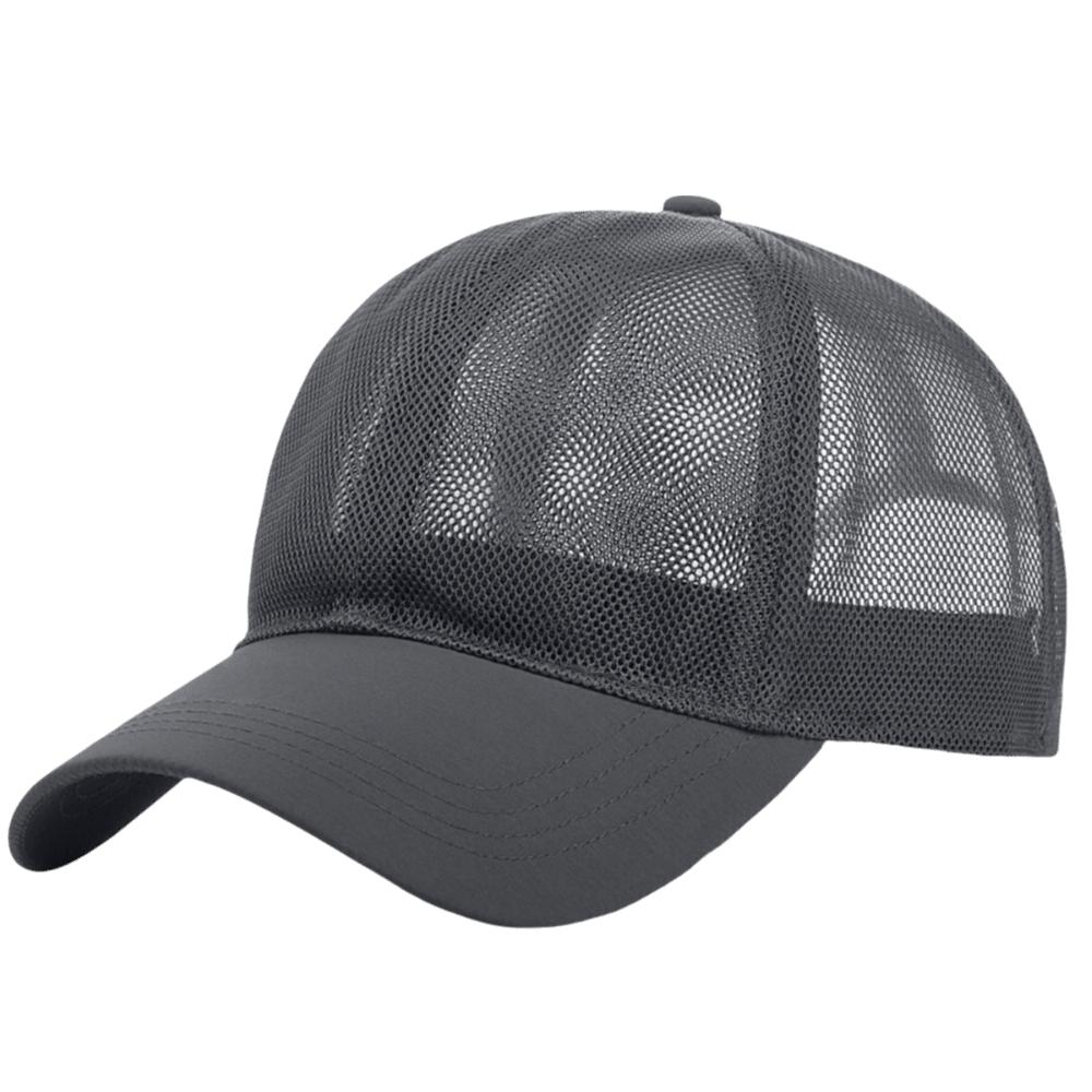 Sun Protection Full Mesh Baseball Cap Openwork Breathable Mesh Cap Quick Dry Baseball Cap Running