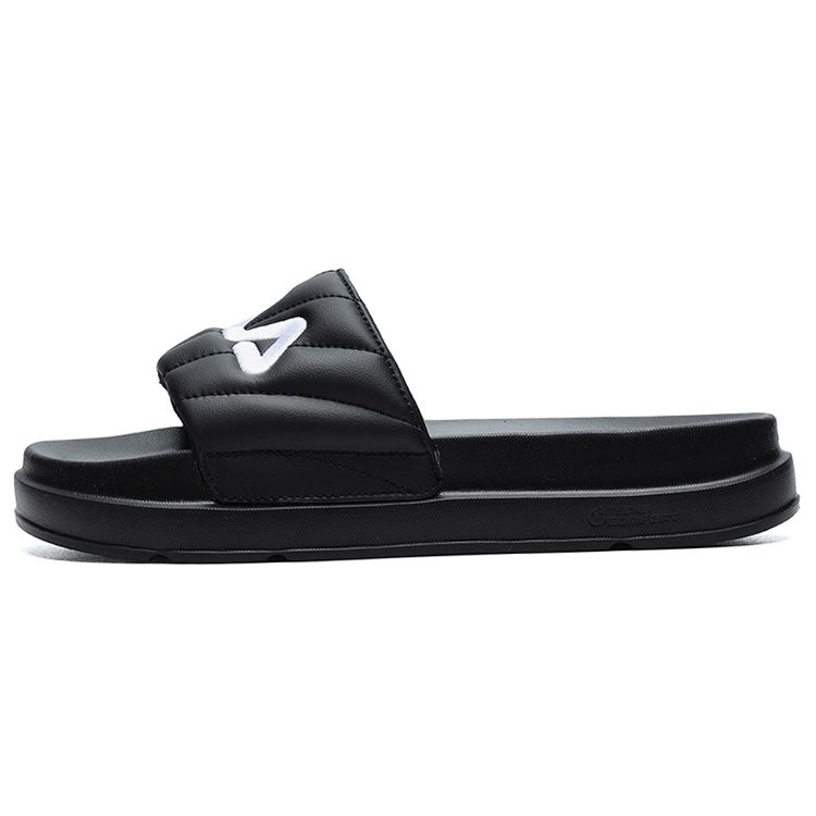 FILA Drifter Casual Sports Thick Sole Non-Slip Slide Sandals Women Footwear Black F12W226504FBK