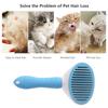 Pet Grooming Brush Dogs Brush Cat Brush Dog Slicker Brush Self Cleaning Brush Pet Shedding Tools Pet Comb for Dogs and Cat Gently Removes Loose