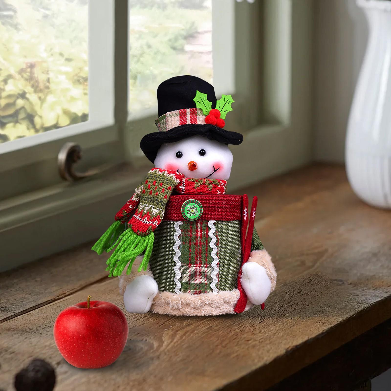 

Рождественская коробка Снеговик Кукла Лось Коробка Подарочная коробка для детского сада Рождественские украшения One Size