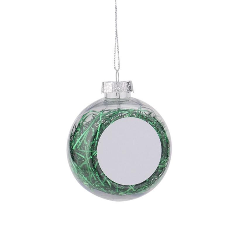 Unique Sublimation Blank Christmas Ball Ornament Decor Hanging Pendant Decorations for Home and Holiday Party Supplies