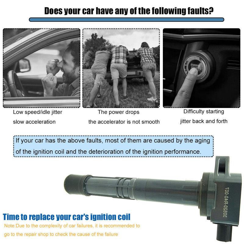 30520-R40-007 Ignition Coils For Honda Accord Civic Crosstour CR-V 2008-2015 Acura ILX 2013-2015 2.4L L4 30520R40007 099700-148