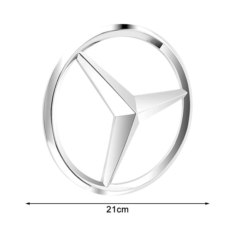 188/210MM Car Front Grille Badge Decal Cover Emblem Stickers Auto Accessories  For Mercedes-Benz C500 C200 C300 A B C E GLA CLA GLK GL ML GLE