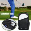 Shoe Organizer Bag Golf Zipper Closure Large Capacity Waterproof Wear Carrying Case Resistant Sports Strap with Side Accessory Pocket