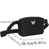 Elegant Compact Butterfly‑Design Crossbody Bag Trendy Adjustable Wide Strap Nylon Mini Purse for Women Outdoor Daily Activities