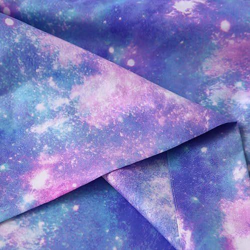 Color Galaxy Pattern Sheet Three-Piece Digital Printed Sheet Bedding Set Adult Children