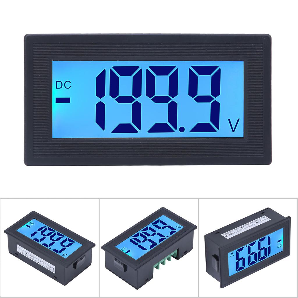 YB5135DB DC Digitales Voltmeter LCD-Anzeige Spannungsmesser AC100240V StromversorgungDC 0200V