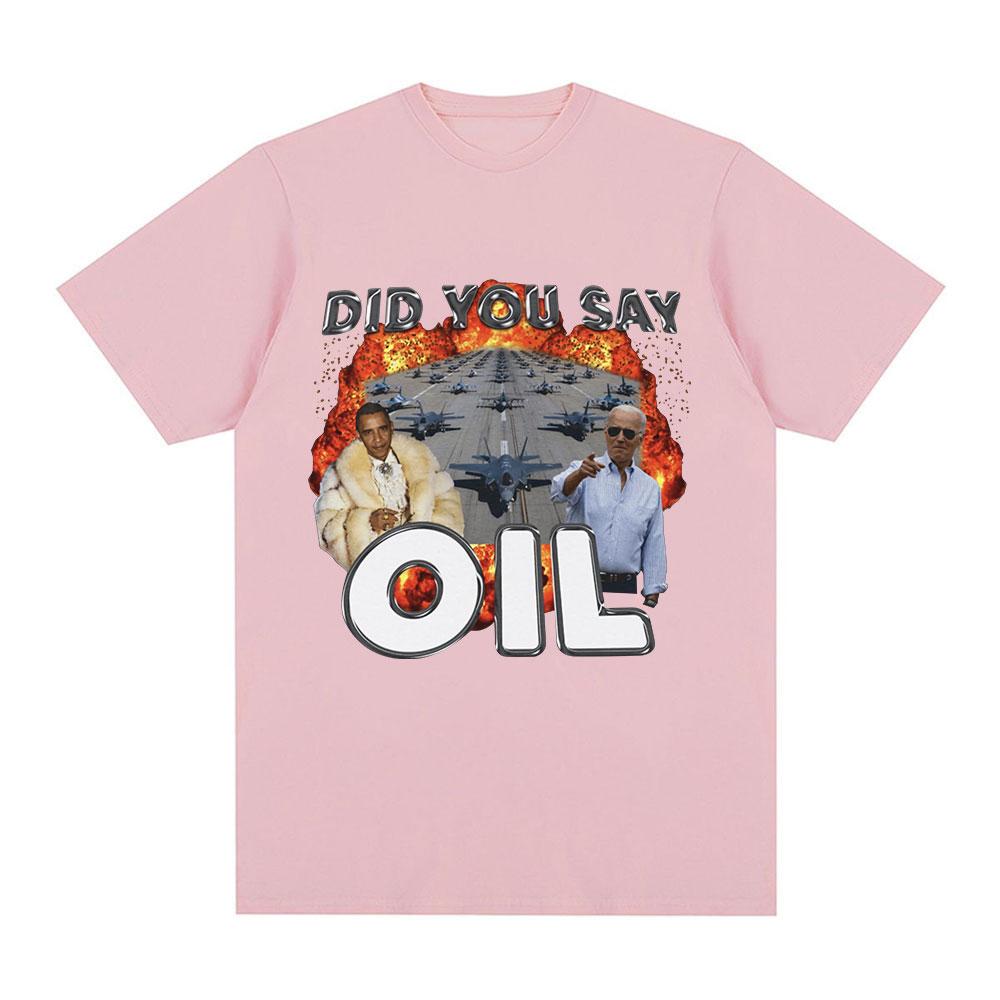 Hast du Oli Meme Grafik T-Shirt gesagt Herren Kleidung Mode Hip Hop Vintage Kurzarm T-Shirts Lässiges T-Shirt