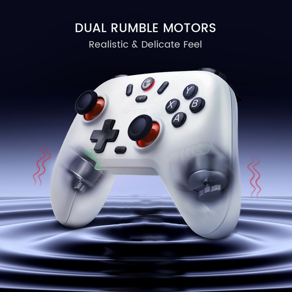 GameSir Nova Lite Wireless Controller Bluetooth Gamepad for Windows and Steam Decks Hall Effect Turbo and Rumble Vibration Nova Lite - 2.4G & PC,