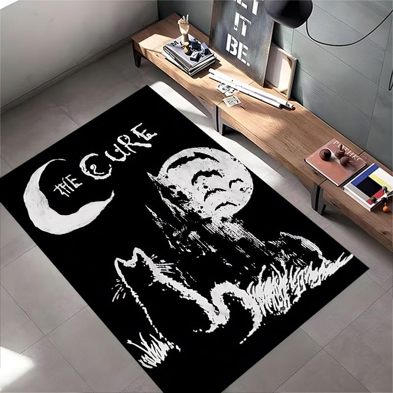 The Cure Gothic Moonlit Scene Suitable As a Non-slip Mat for the Living Room or Bedroom Sofa
