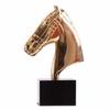 Horse Head Bust Modern Sculpture with Marble Base Traditional for Office