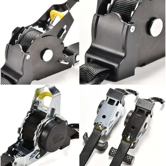 Retractable Auto Ratchet Strap Automatic Shrink Bundle Tape Retractable Belts For Motorcycles Convenience Luggage Straps