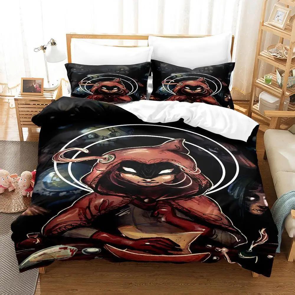 Loop Hero Bedding Set Single Twin Full Queen King Size Bed Set Adult Kid Bedroom Duvet Cover Sets 3D Print Anime Bed Sheet Set
