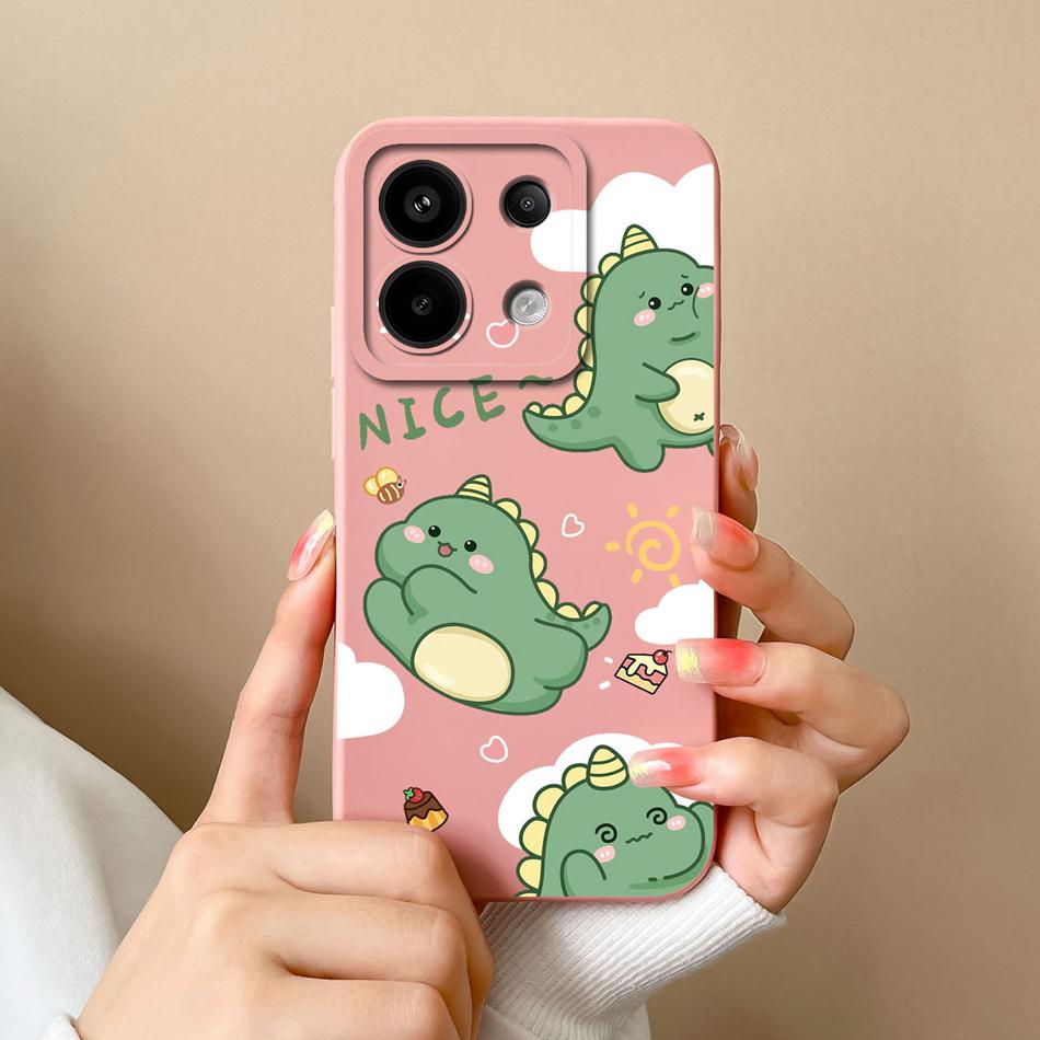 Case For Xiaomi Poco X6 Pro Anime Soft Liquid Silicone Full Protection Shockproof Phone Cover For PocoX6 X6Pro Protector Coque