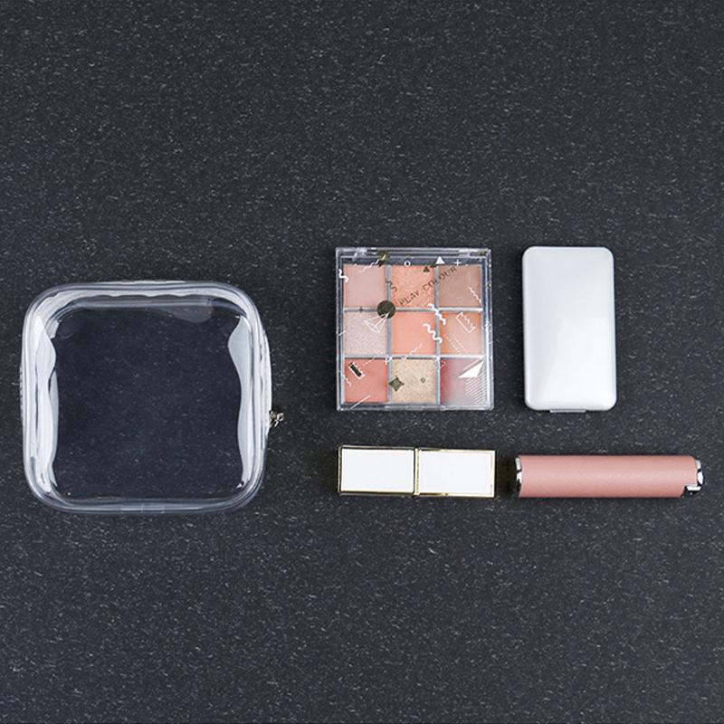 1Pc Women Travel Clear Makeup Bag Organizer Transparent Pvc Cosmetic Bags Beauty Toiletry Make Up Pouch Wash Storage Bags Pouch