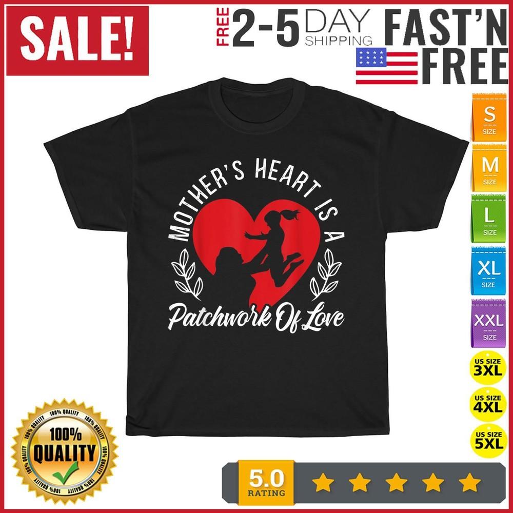 

Mother s Heart Is A Patchwork Of Love Best Mom Ever Vintage T Shirt Men Women M