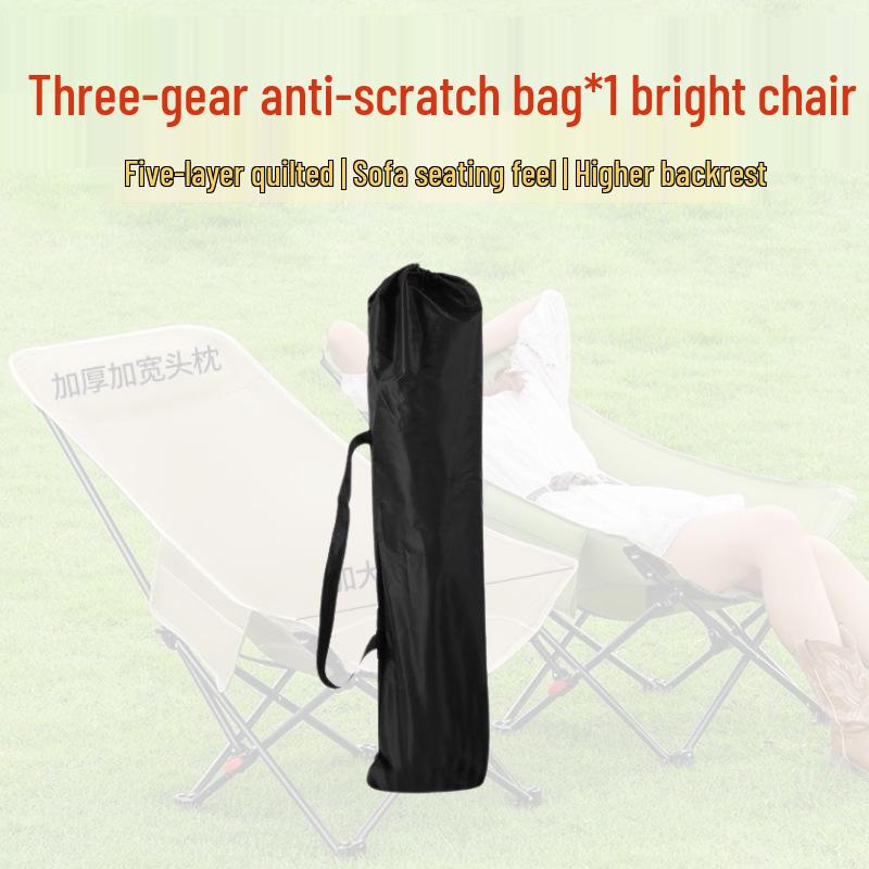 Adjustable Recliner Moon Chair - Portable Foldable for Outdoor, Camping, Office