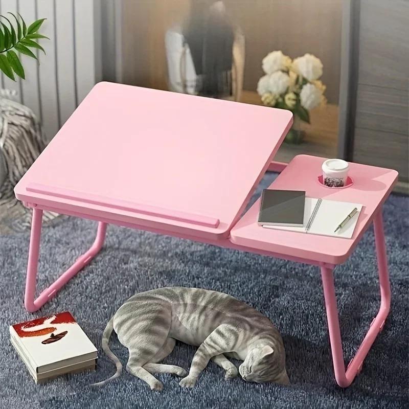Computer-Lazy-Desk mit ergonomischem Design, integrierter Klapptisch mit einstellbarer Höhe, kompakt und praktisch
